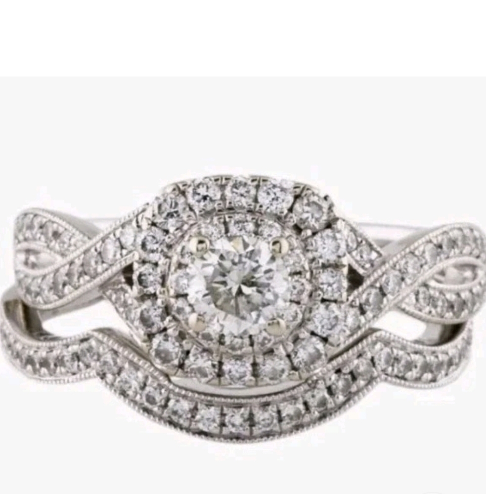 Beautiful Certified Neil Lane Engagement Ring set in 14K WG with .54 ctw Diamond